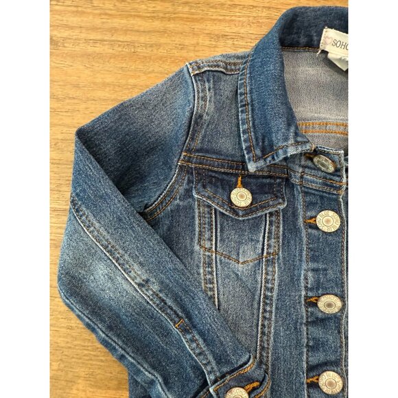 Toddler Girl Soho Blue Denim Jacket, size 3T - Picture 3 of 11
